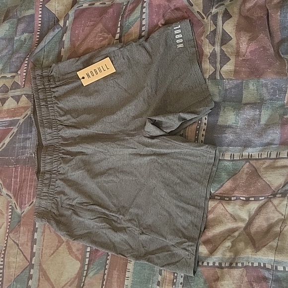 NOBULL Shorts Nobull Light Knit Woven Shorts Charcoal Heather Large